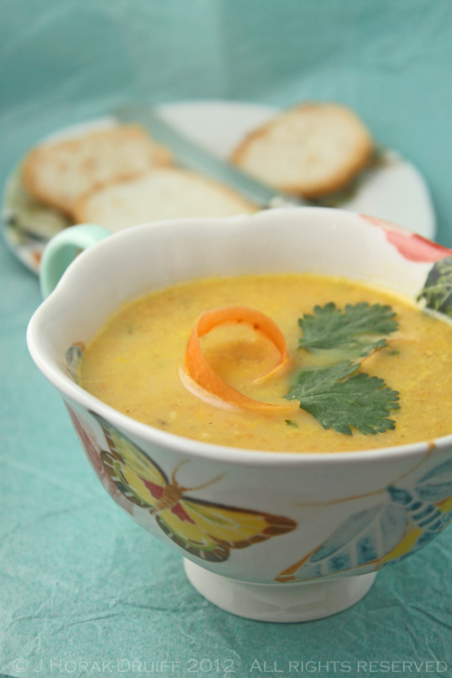Roasted carrot and coriander soup - Cooksister | Food, Travel, Photography
